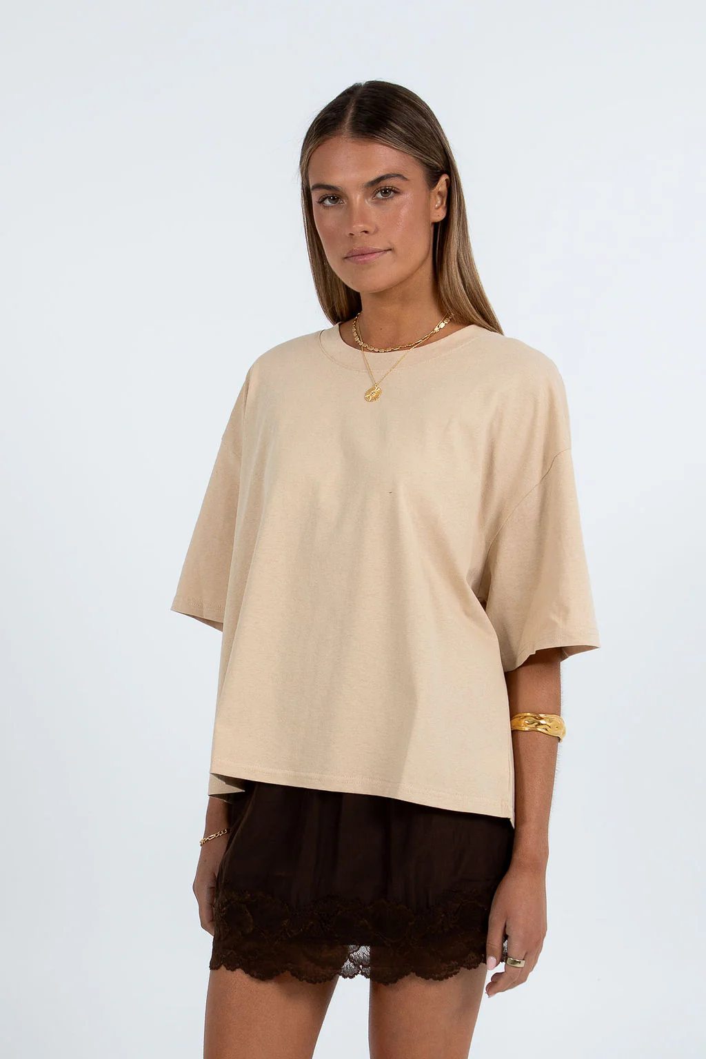 Octavia Mini Skirt Chocolate - Image 6