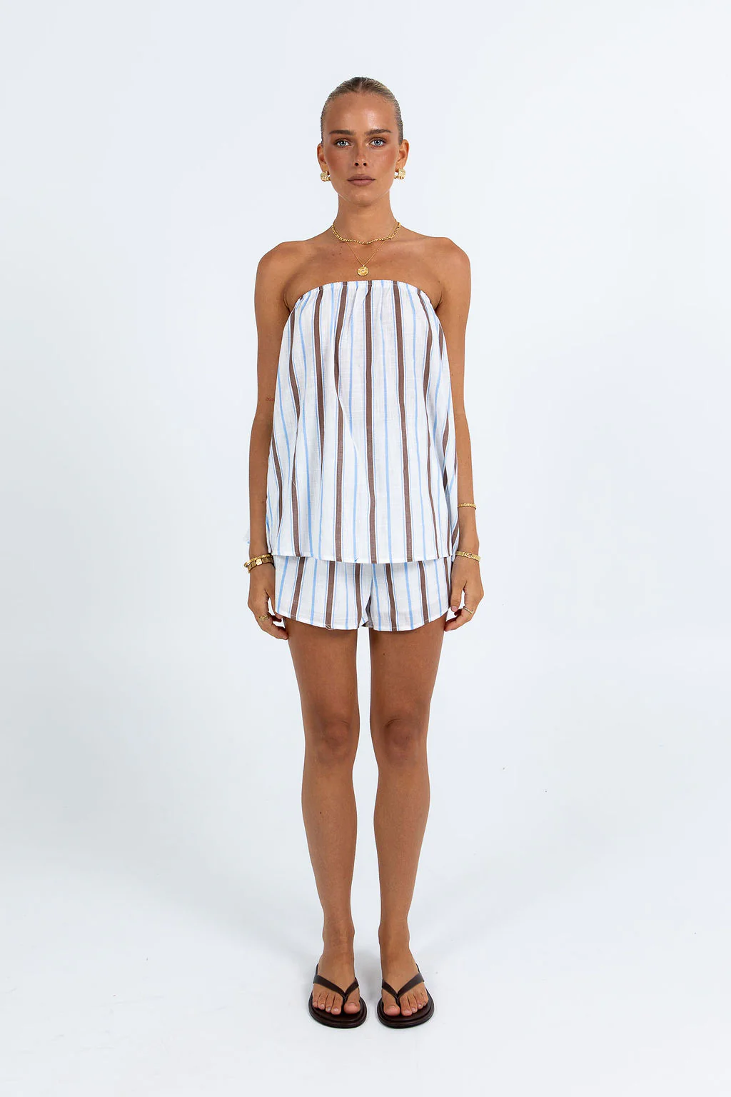 Olessia Set Chocolate Stripe - Image 2