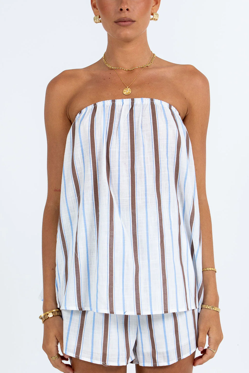 Olessia Set Chocolate Stripe - Image 4