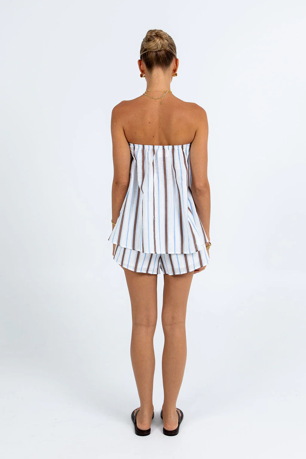 Olessia Set Chocolate Stripe - Image 5