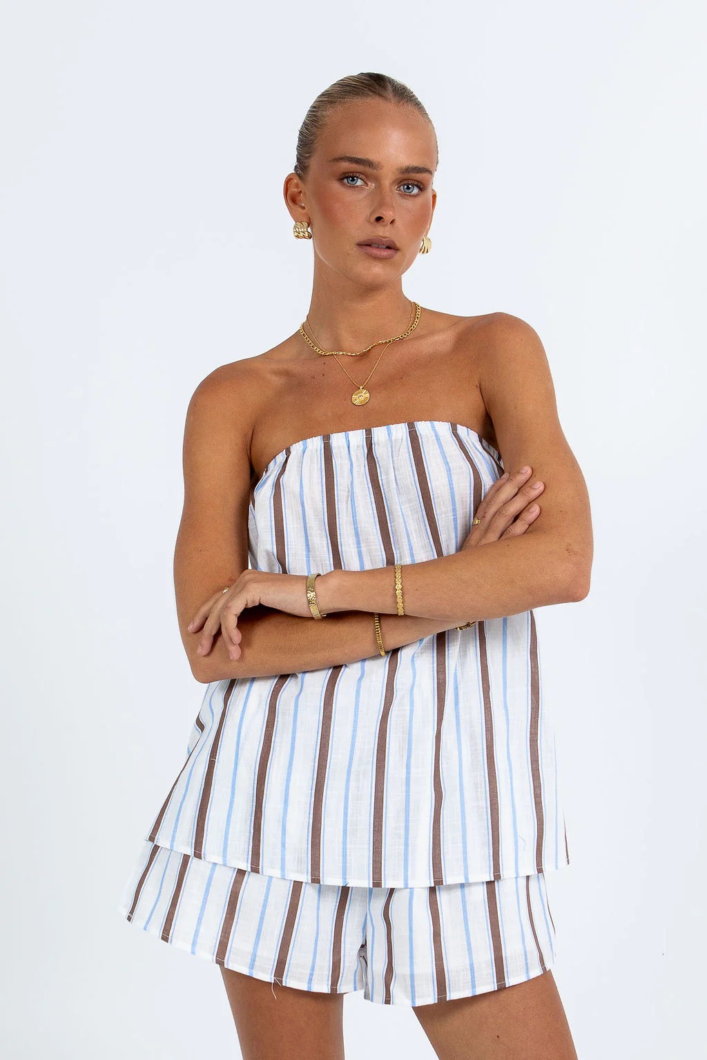 Olessia Set Chocolate Stripe - Image 6