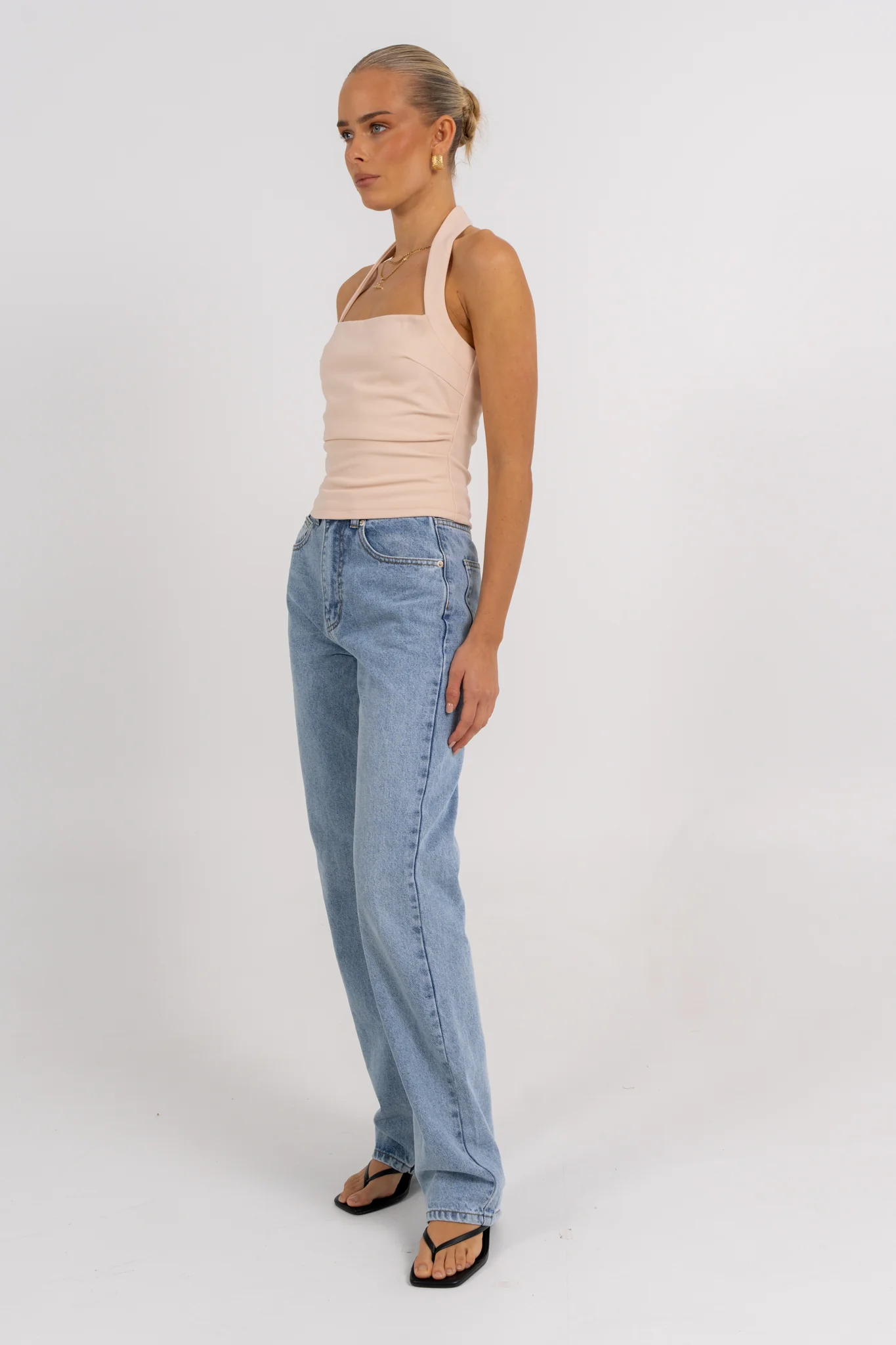 Rilee Halter Top Bone - Image 3