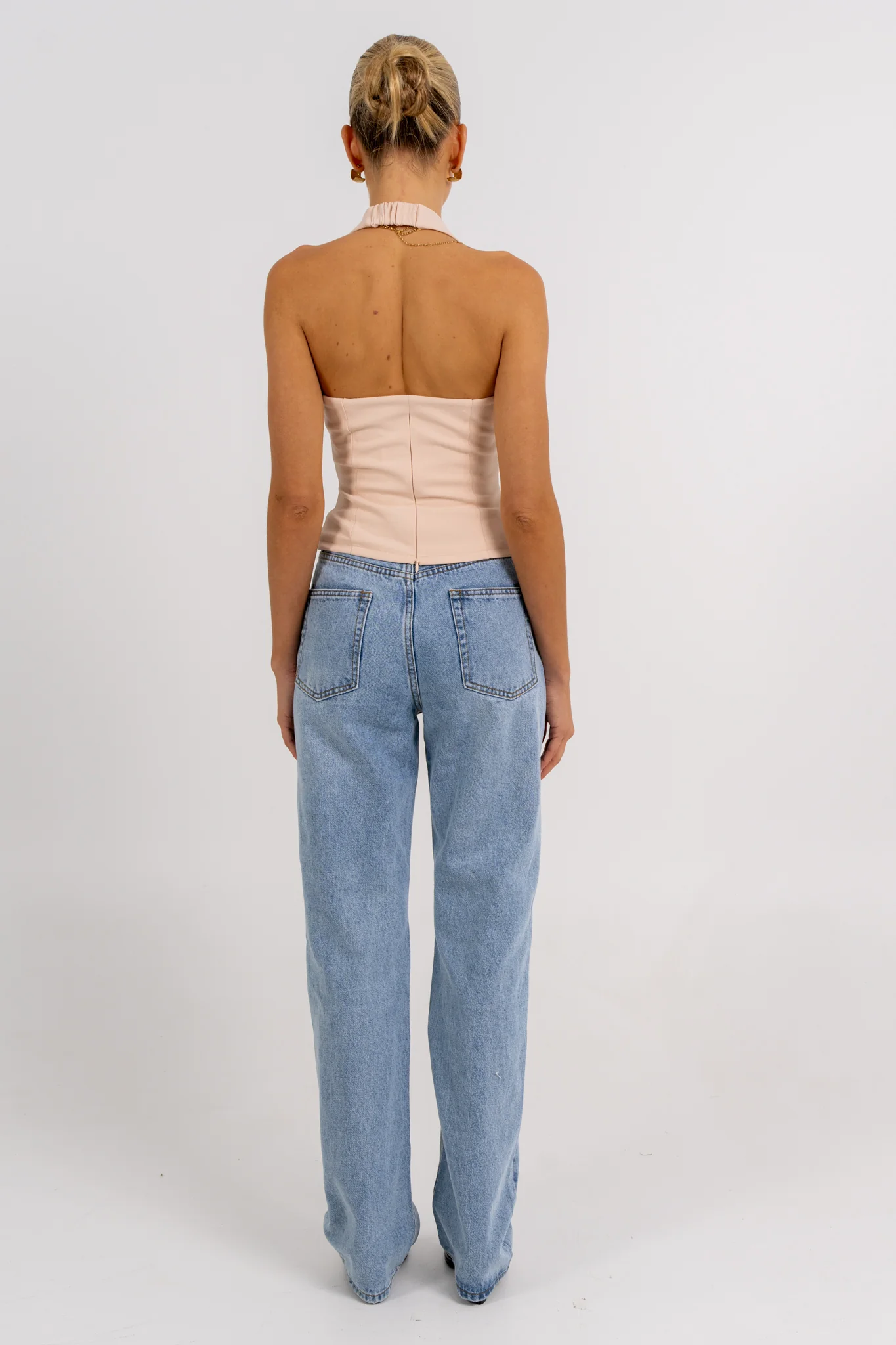 Rilee Halter Top Bone - Image 4