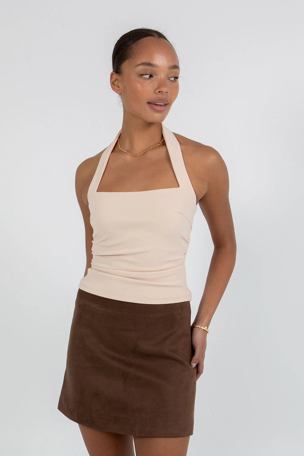 Rilee Halter Top Bone - Image 5