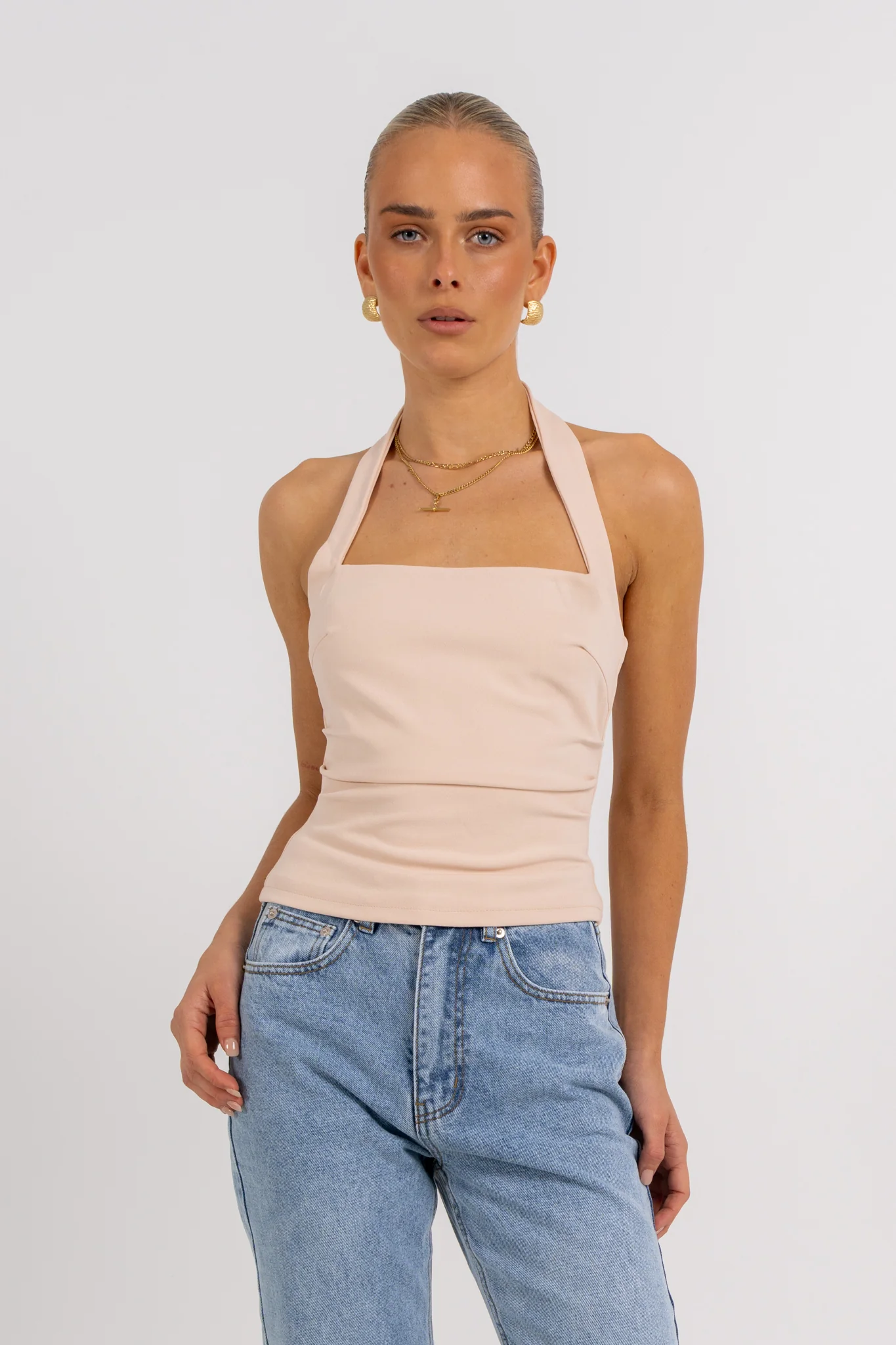 Rilee Halter Top Bone - Image 9