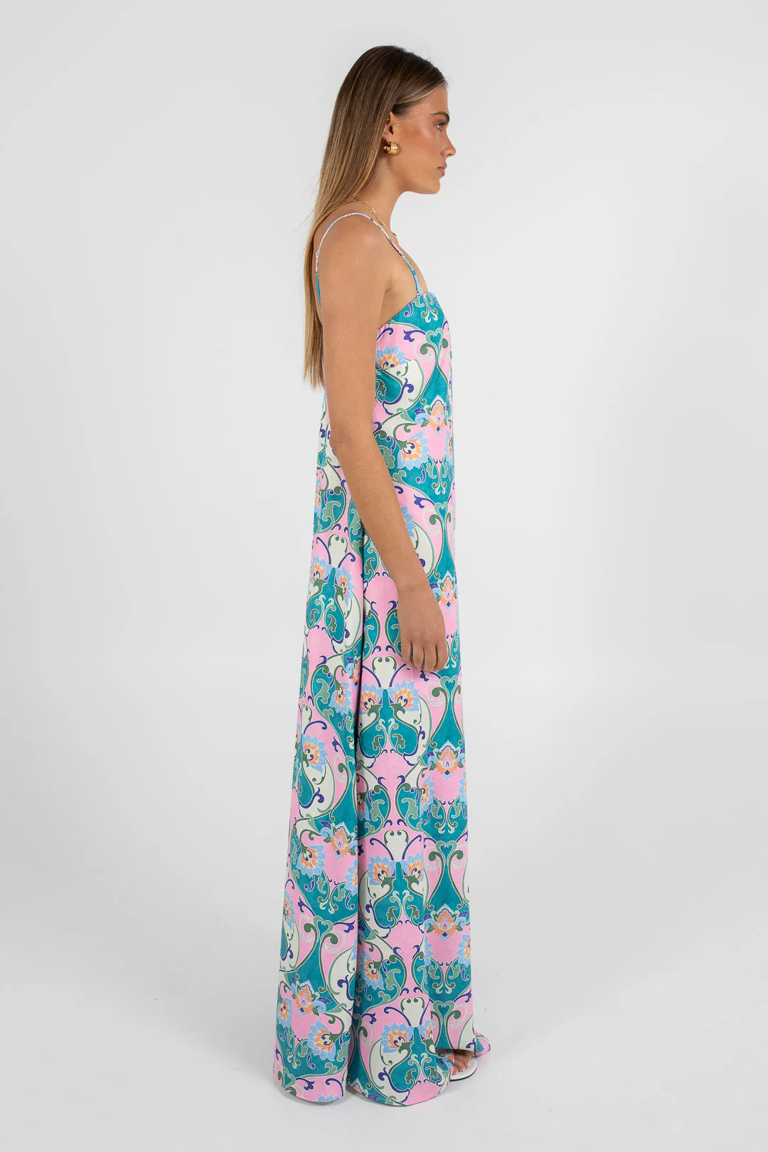 Ruelle Maxi Dress Charm Print - Image 5