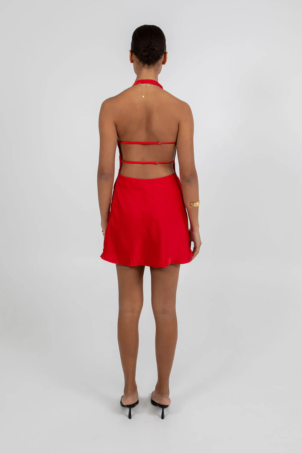 True Mini Dress Red - Image 4