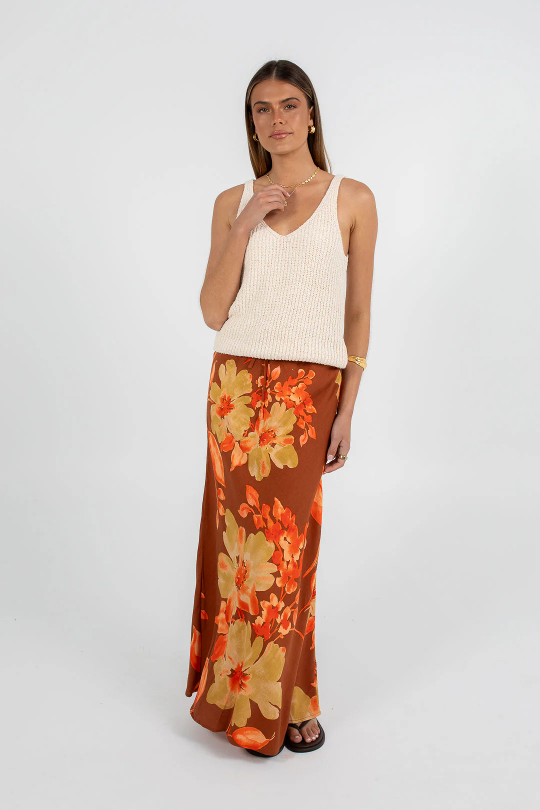 Tulsi Maxi Skirt Solvana Print - Image 5