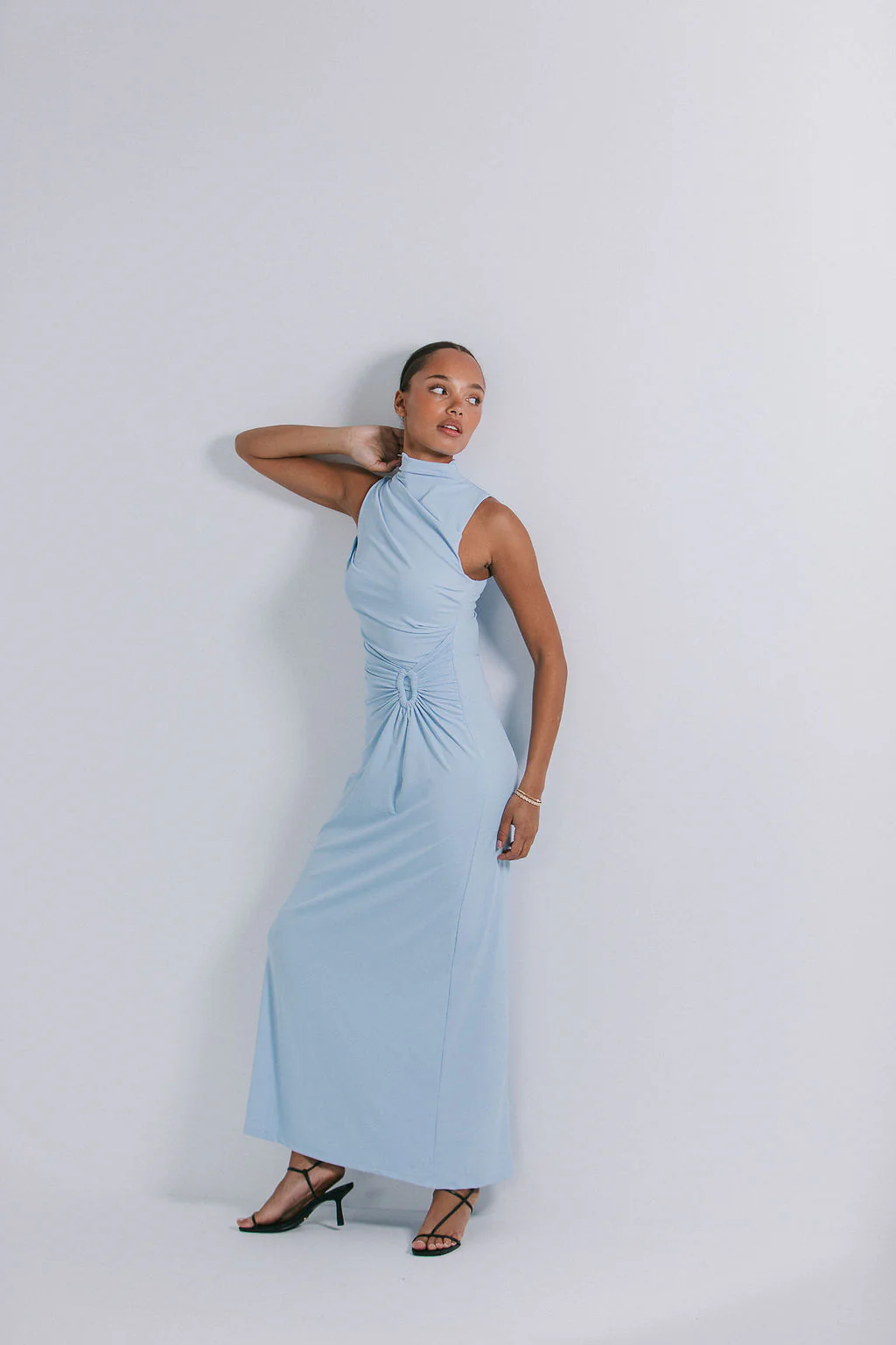 Ulla Maxi Dress Baby Blue - Image 10