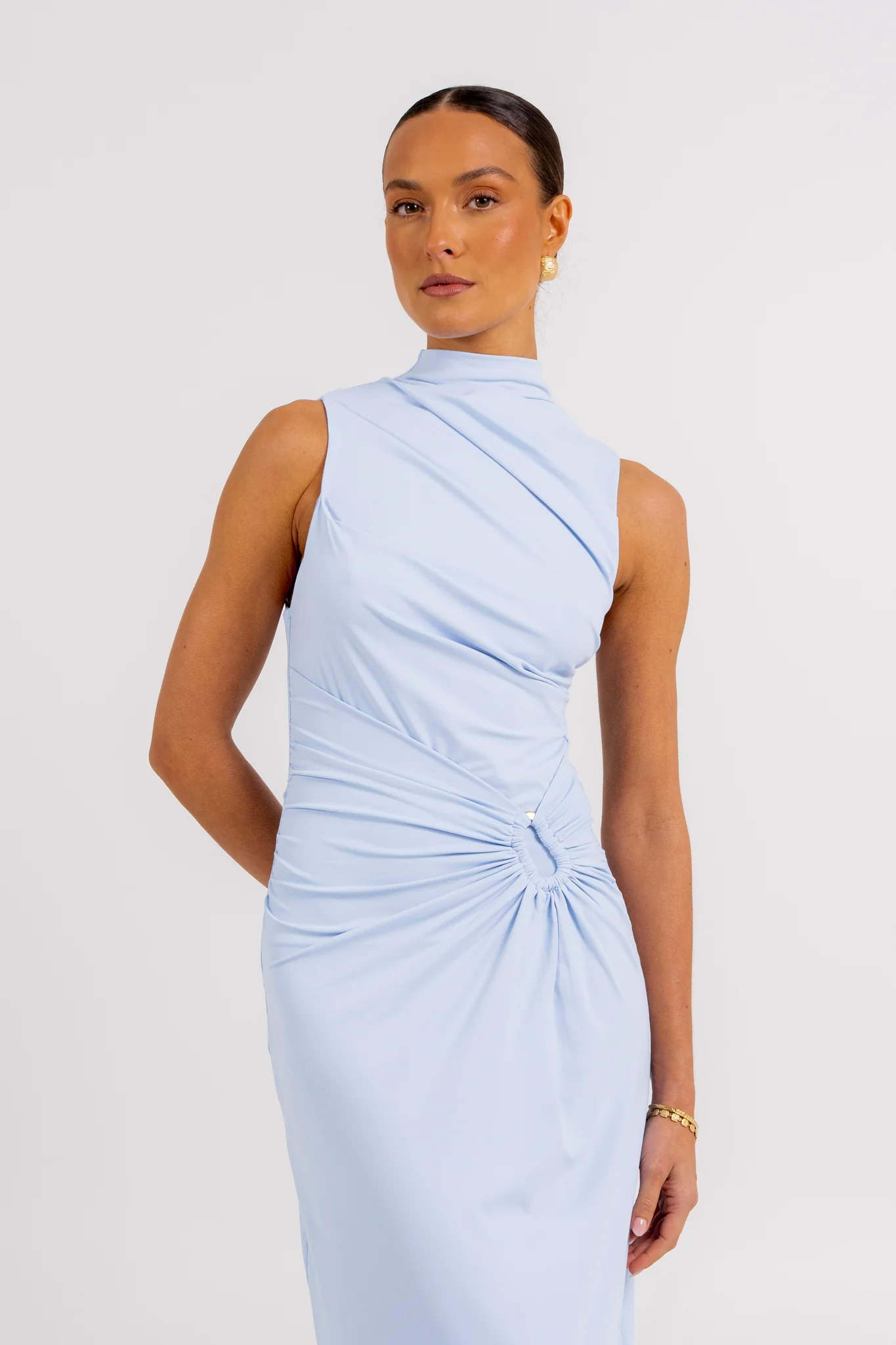 Ulla Maxi Dress Baby Blue - Image 11