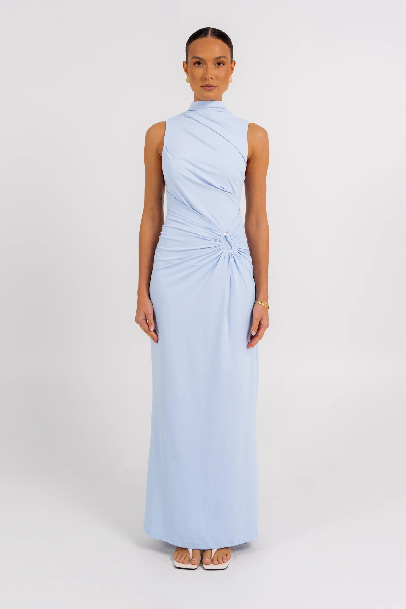 Ulla Maxi Dress Baby Blue - Image 4