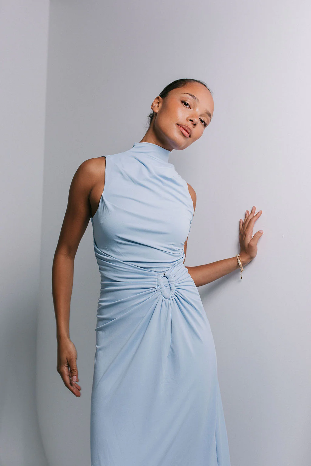 Ulla Maxi Dress Baby Blue - Image 6