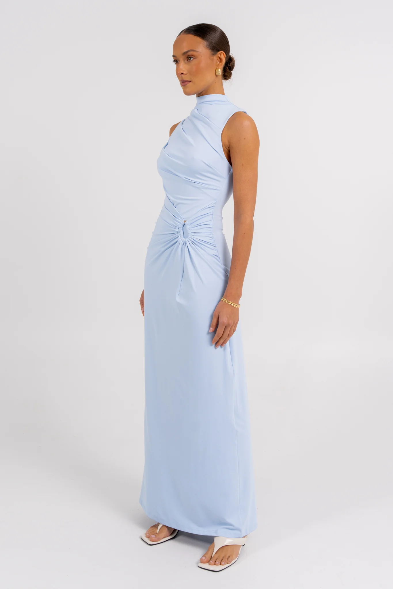 Ulla Maxi Dress Baby Blue - Image 8