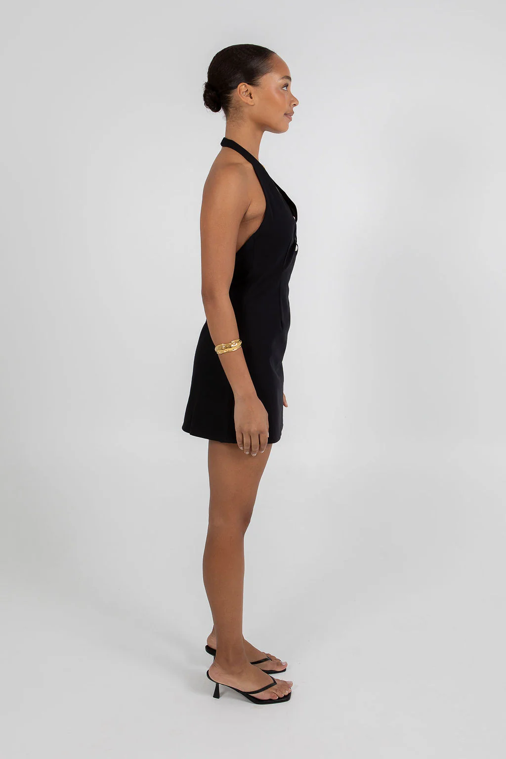 Unna Mini Dress Black - Image 6