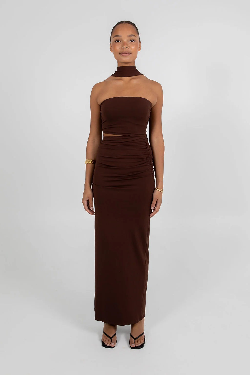 Urja Maxi Dress Chocolate