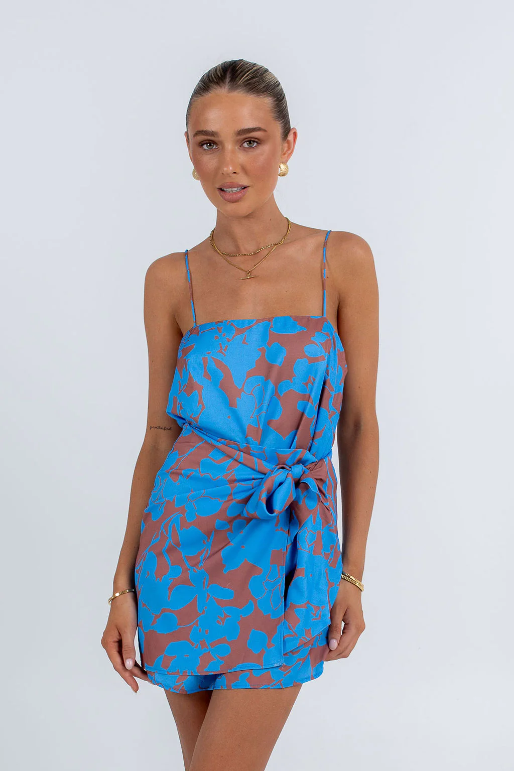 Vigo Mini Skirt Azurosa Print - Image 8