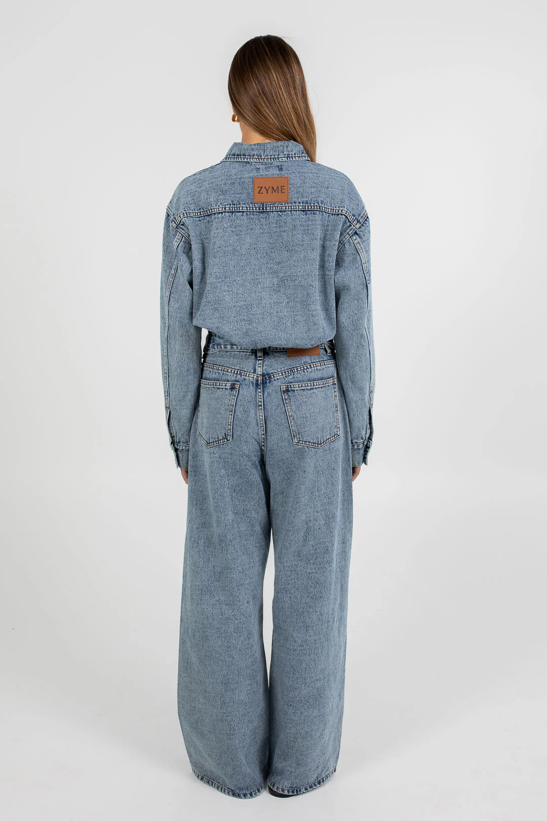 Vue Denim Jacket Dark Mineral Wash - Image 11