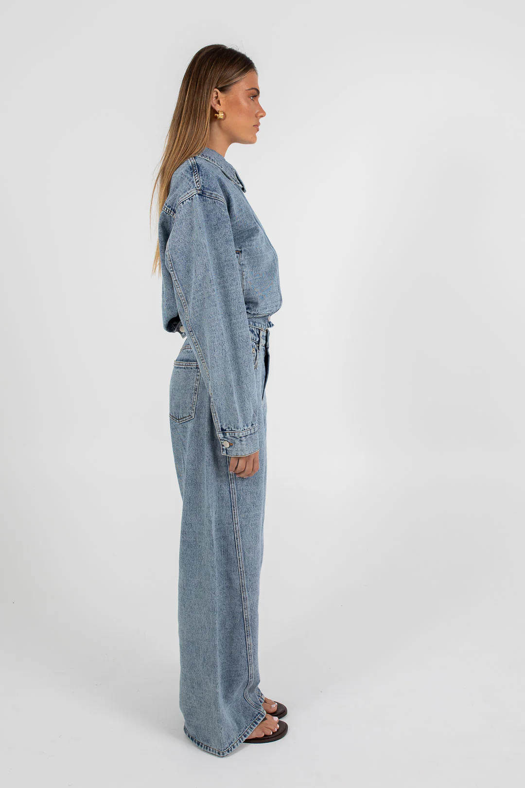 Vue Denim Jacket Dark Mineral Wash - Image 18