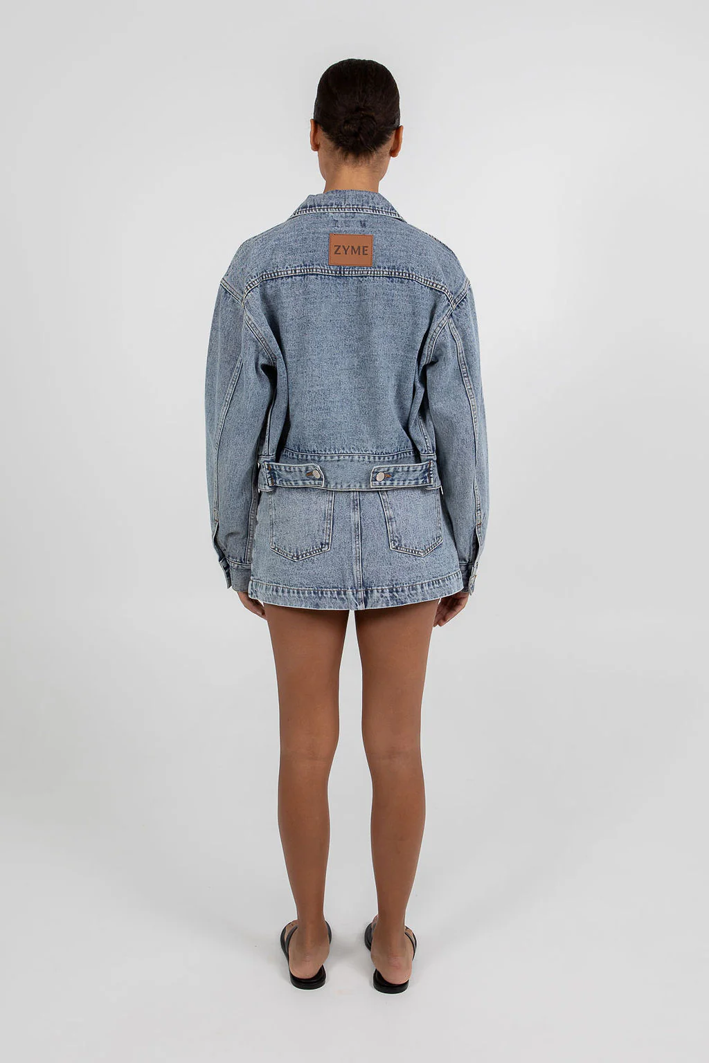 Vue Denim Jacket Dark Mineral Wash - Image 4