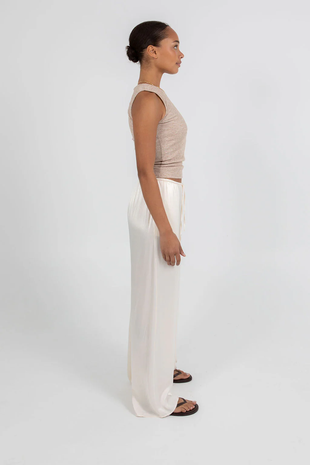 Xanthe Top Oatmeal - Image 5