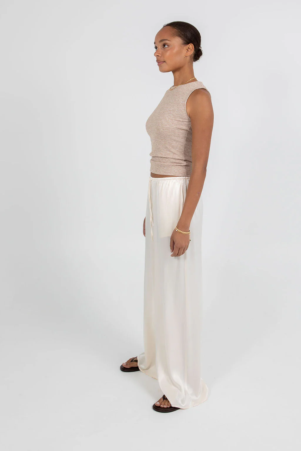 Xanthe Top Oatmeal - Image 7