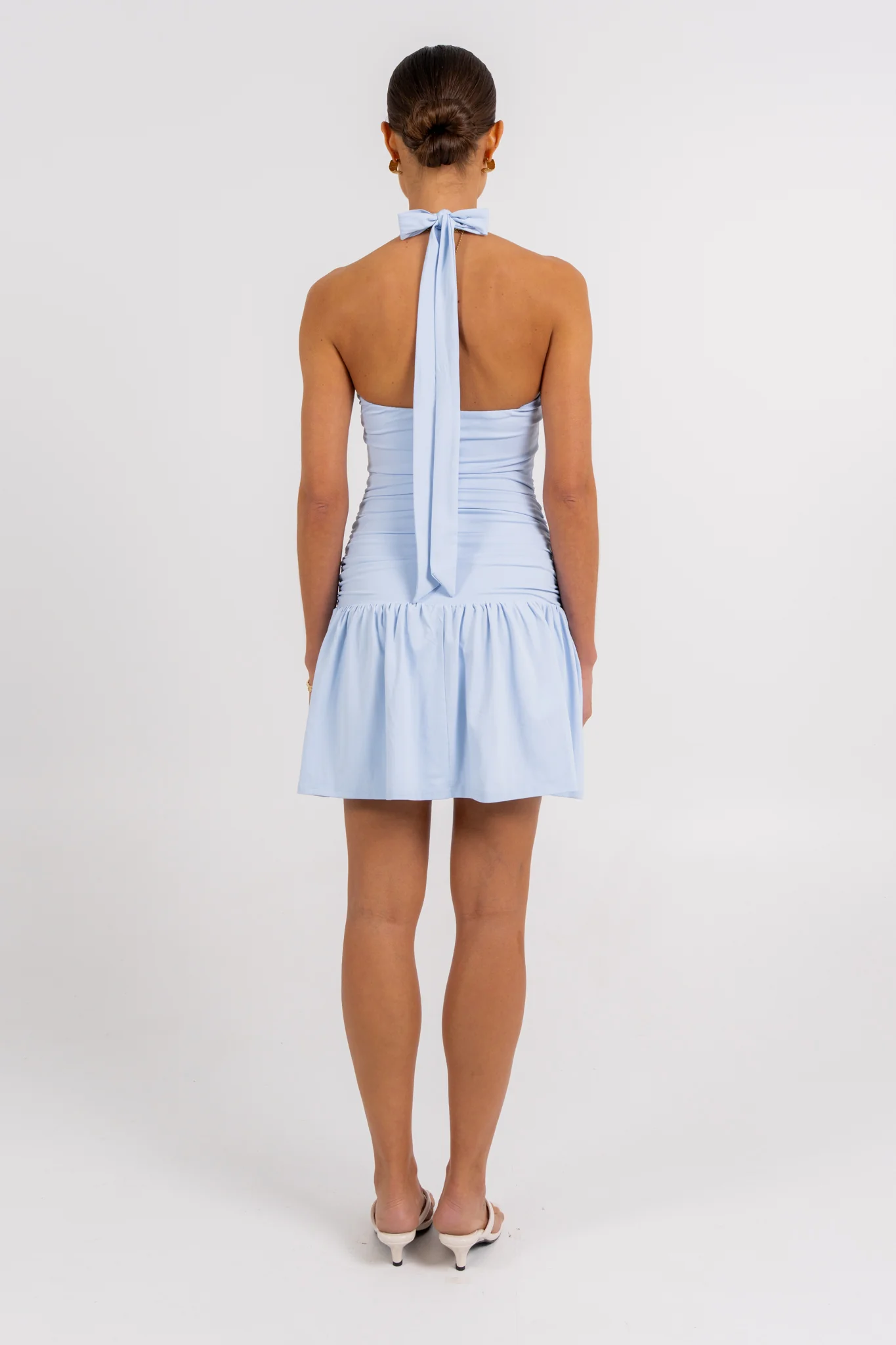 Xena Mini Dress Baby Blue - Image 4