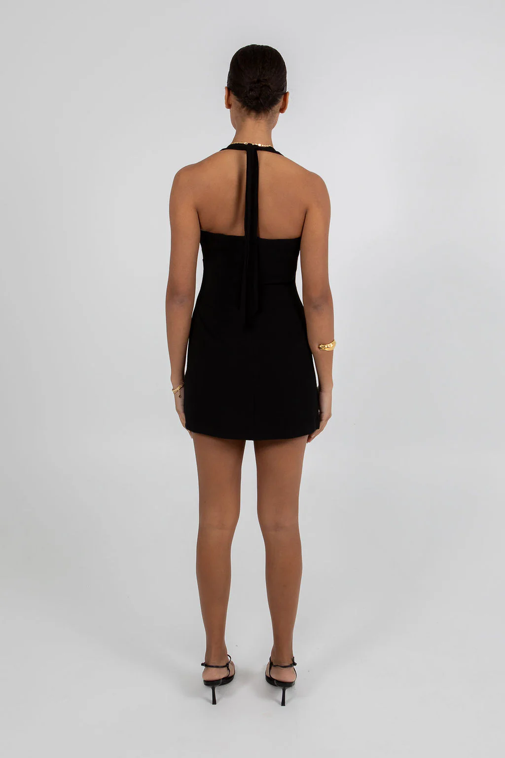 Xylah Mini Dress Black - Image 4