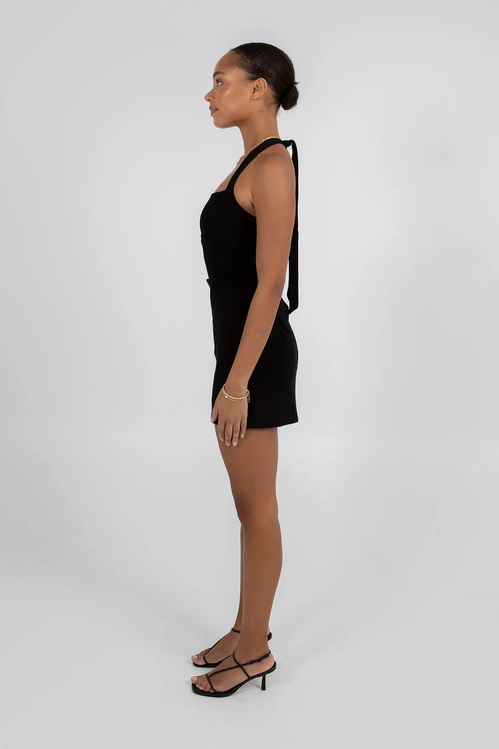 Xylah Mini Dress Black - Image 8