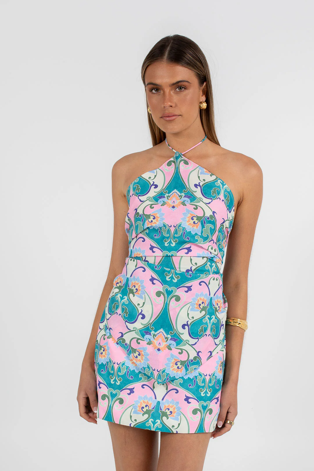 Xyra Scarf Top Charm Print - Image 11