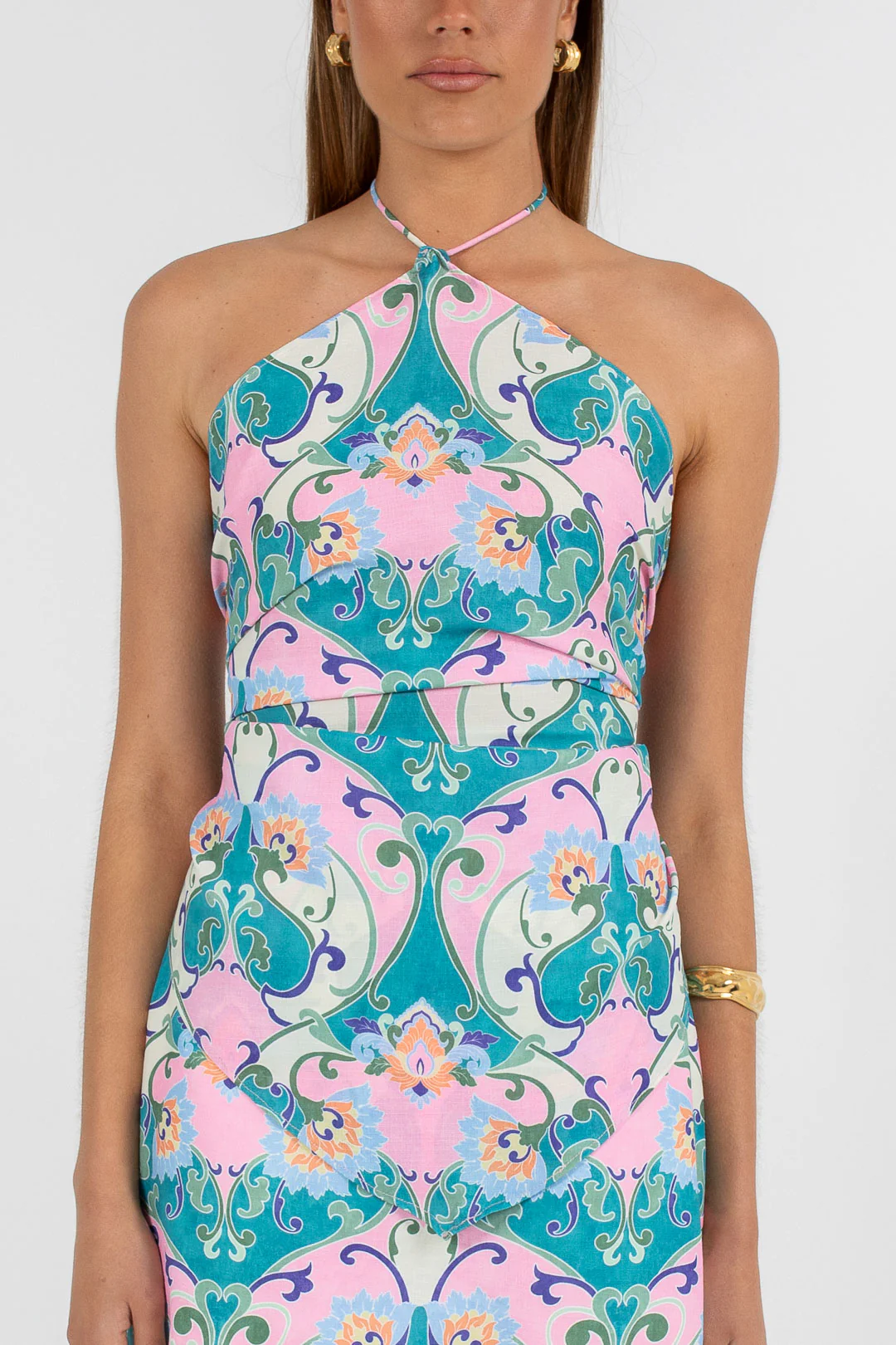 Xyra Scarf Top Charm Print - Image 2