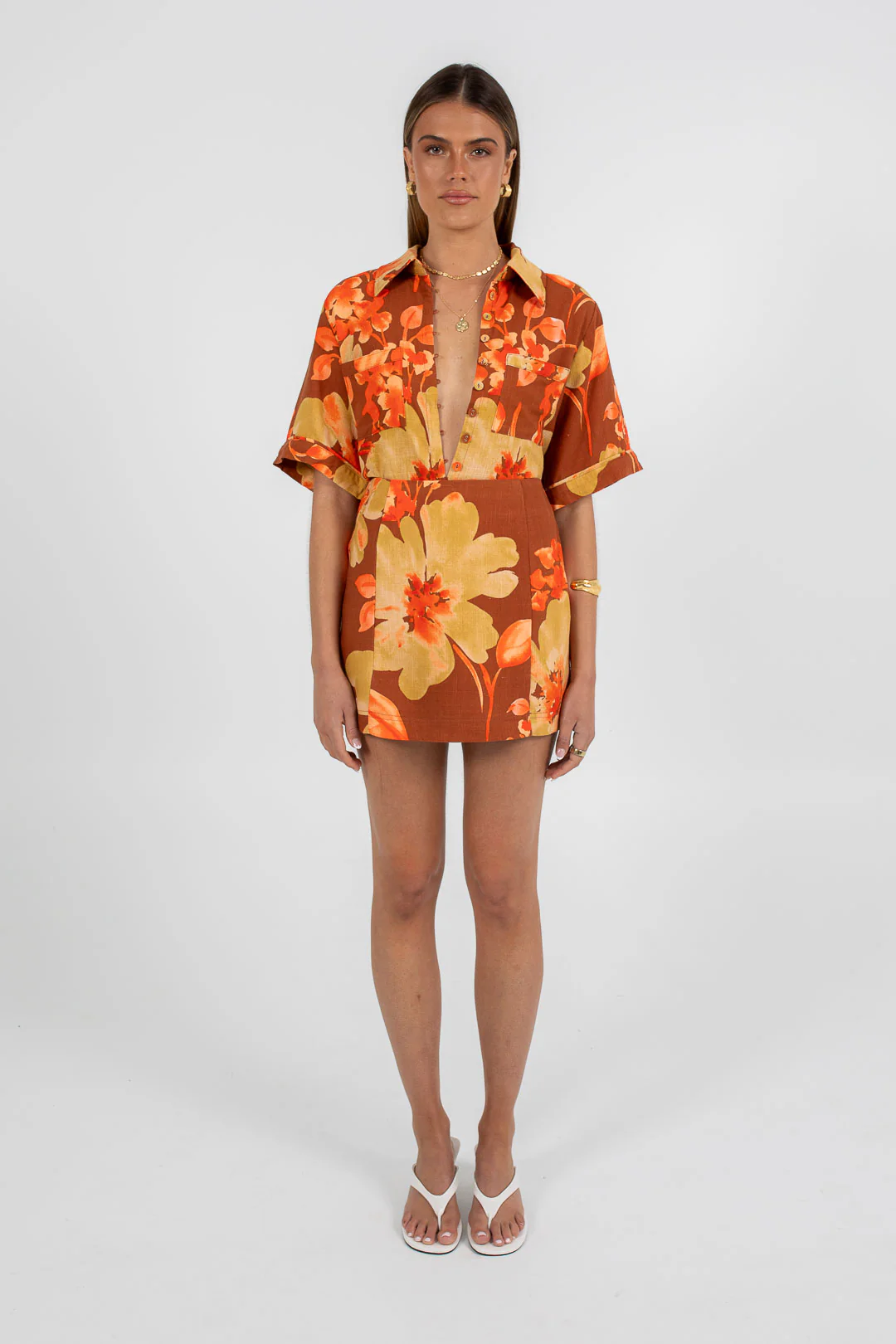 Zaira Mini Skirt Solvana Print - Image 11