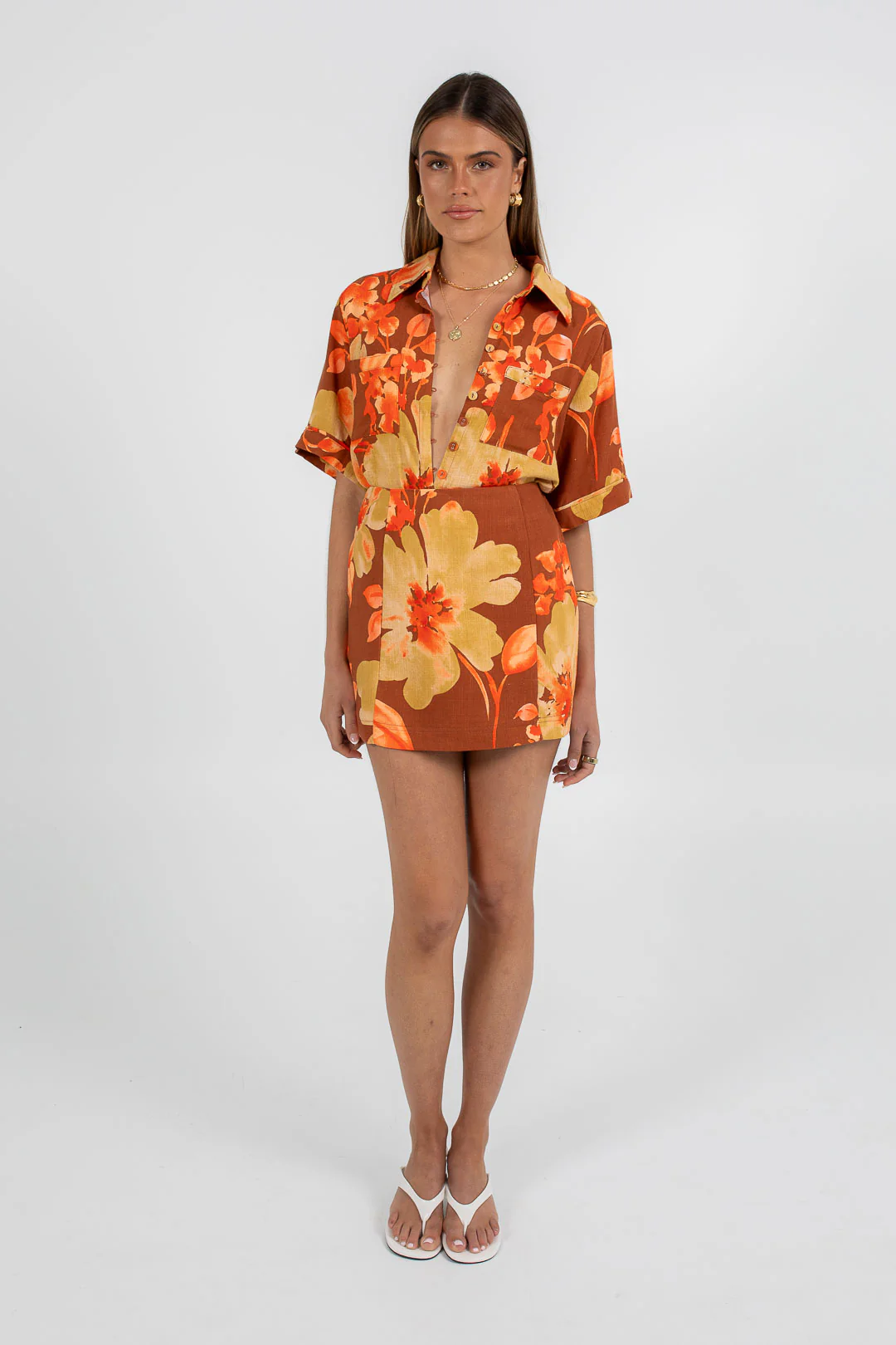 Zaira Mini Skirt Solvana Print - Image 13