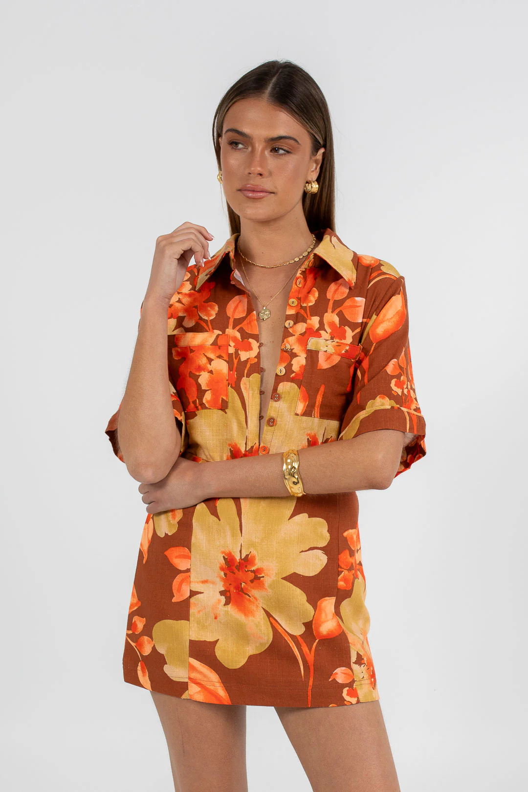 Zaira Mini Skirt Solvana Print - Image 15