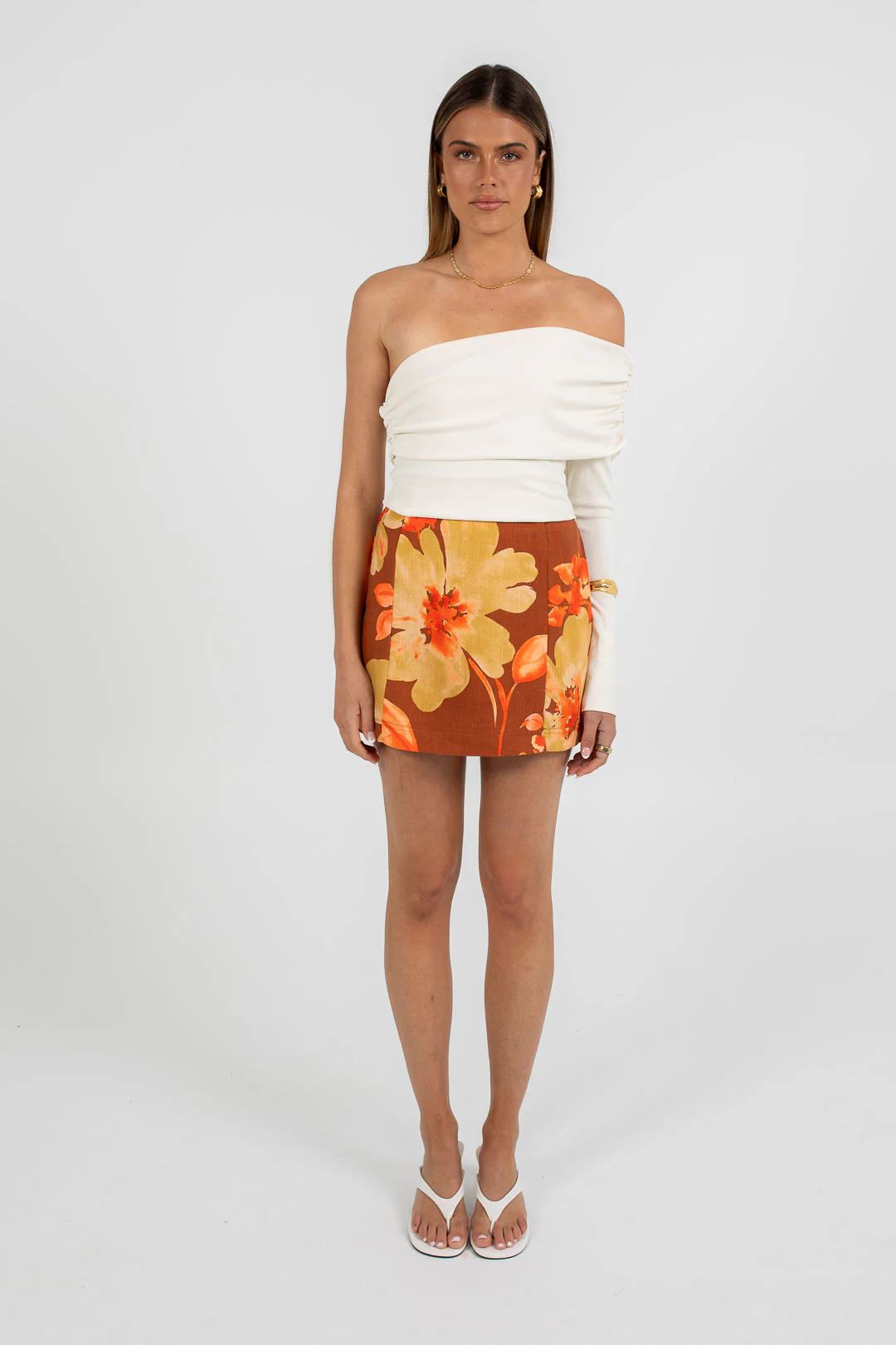 Zaira Mini Skirt Solvana Print - Image 4