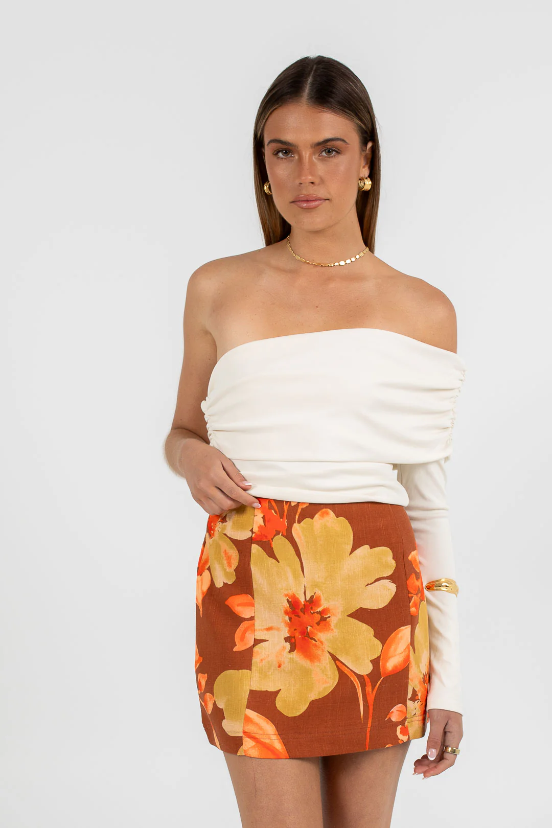 Zaira Mini Skirt Solvana Print - Image 6