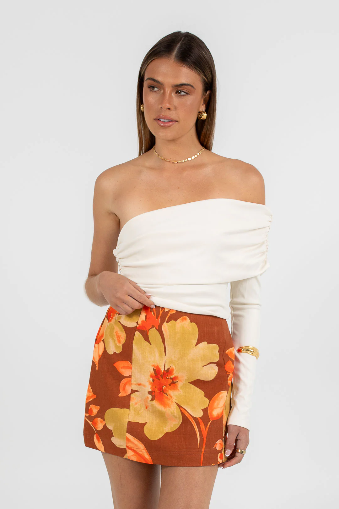 Zaira Mini Skirt Solvana Print - Image 8