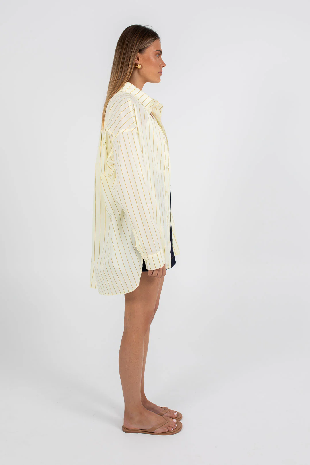 Dilyn Shirt Lemon Stripe - Image 7