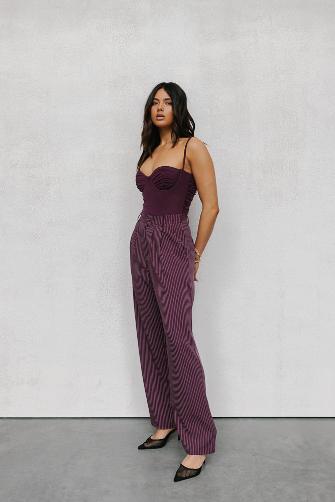 Pip Bodysuit Plum - Image 7