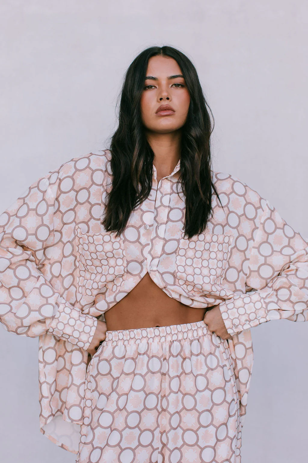 Pisces Shirt Sienna Tile Print - Image 6