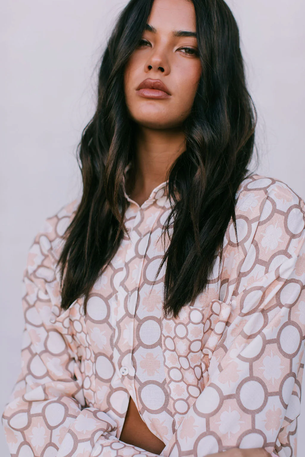 Pisces Shirt Sienna Tile Print - Image 8