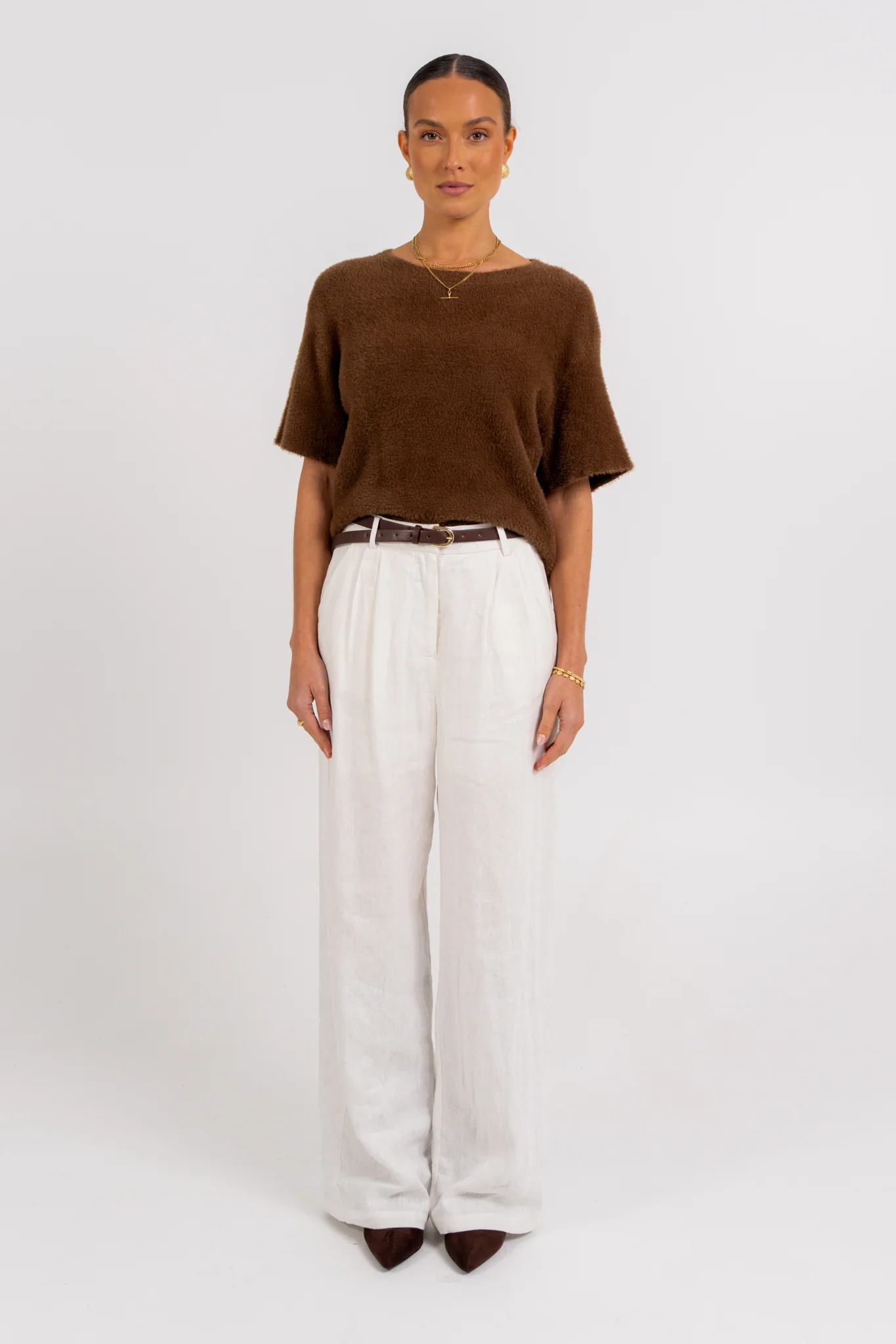Vivien Linen Pant White - Image 12