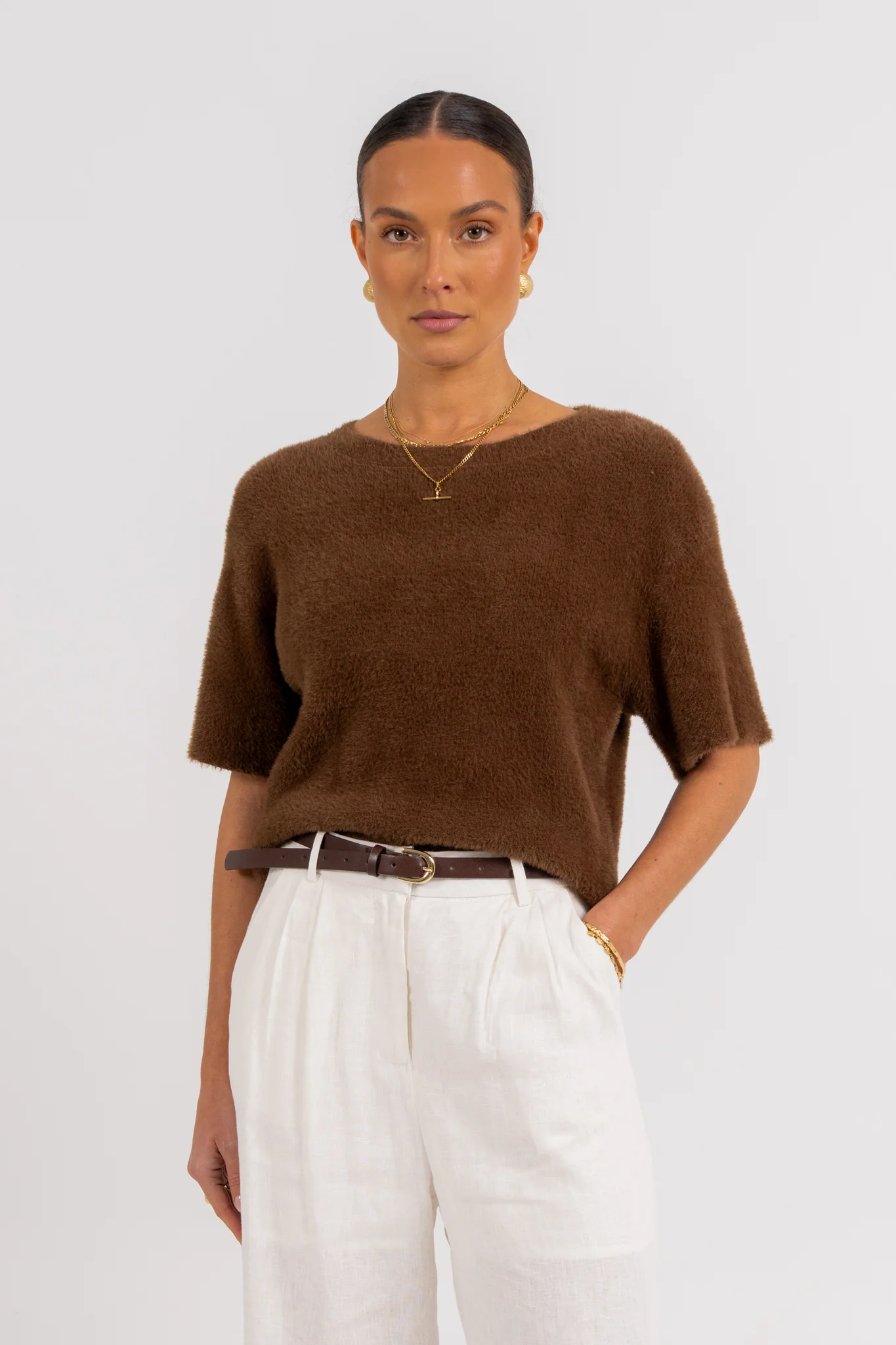 Vivien Linen Pant White - Image 2