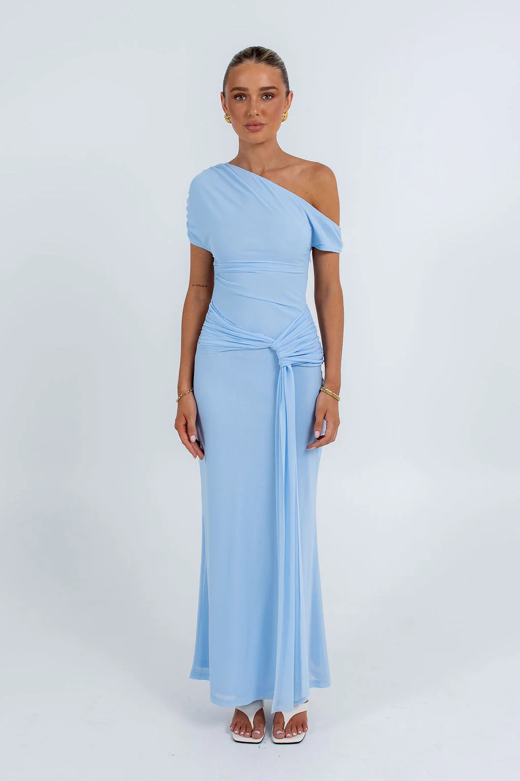Que Maxi Dress Baby Blue - Image 3