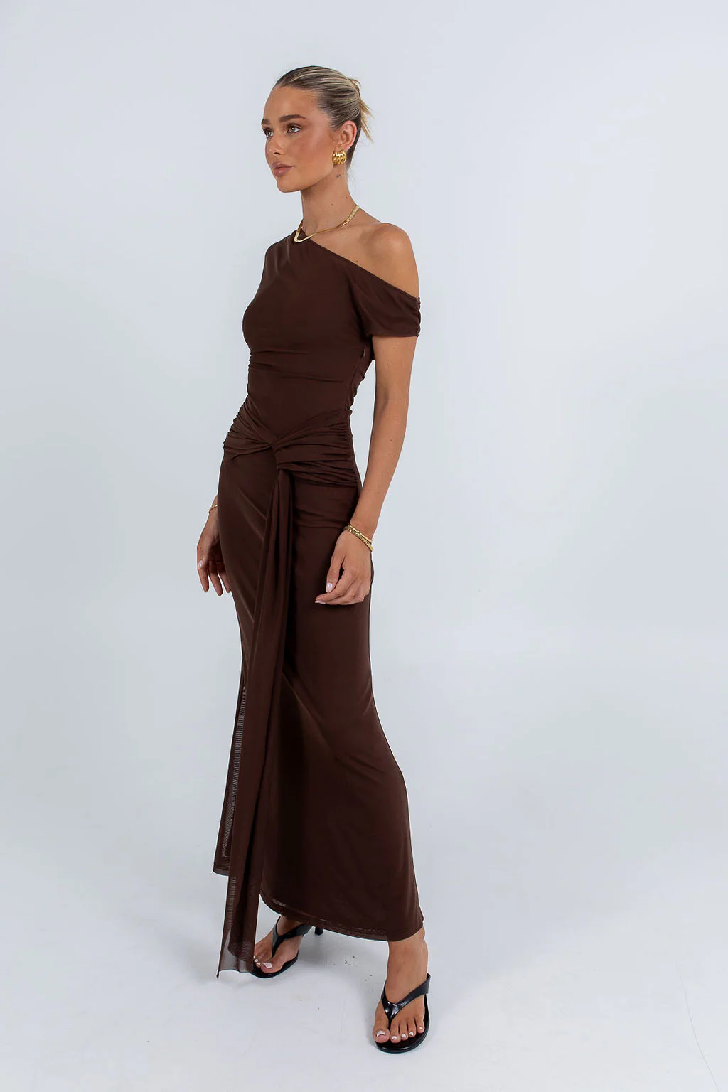 Que Maxi Dress Chocolate