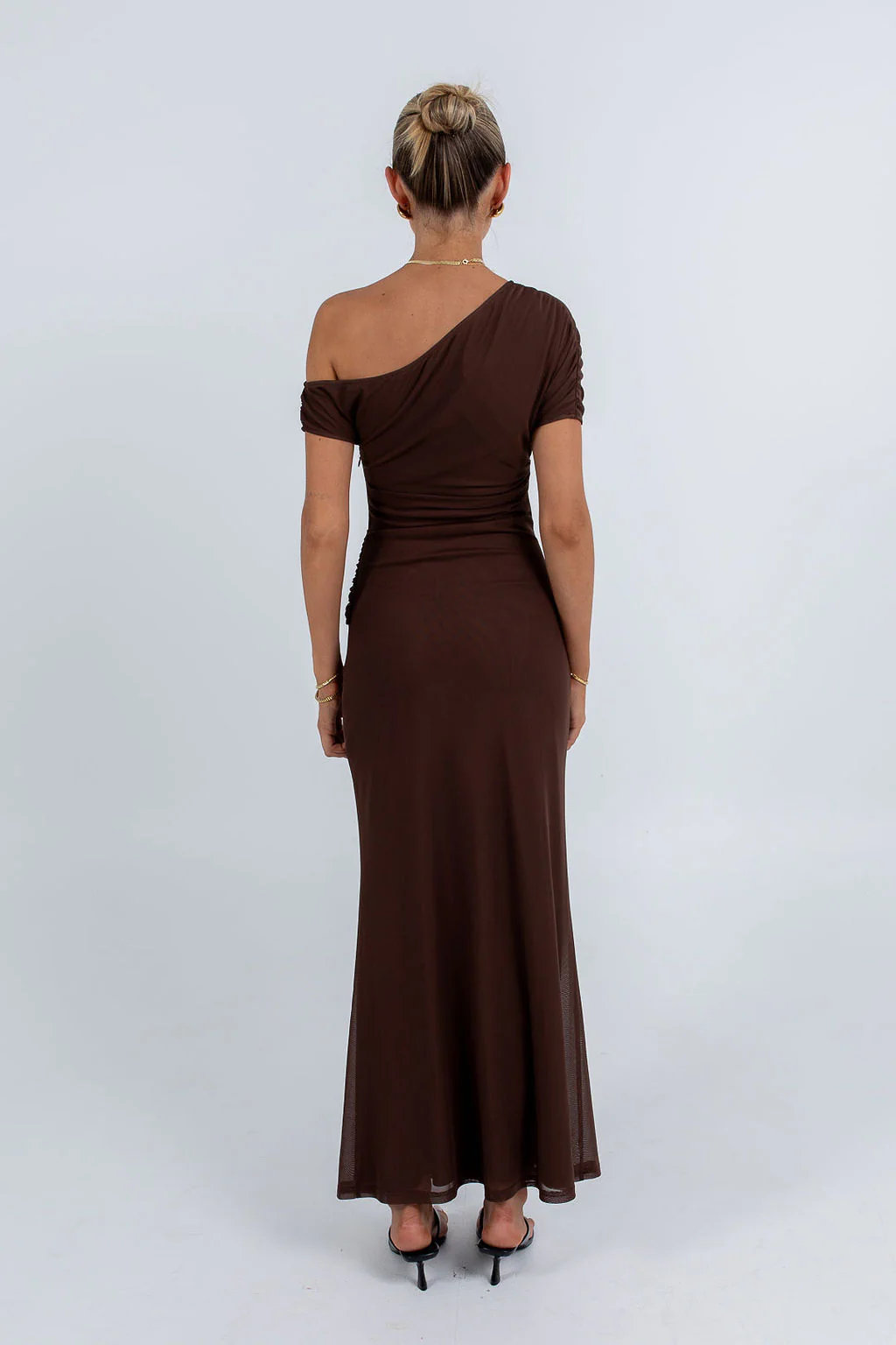 Que Maxi Dress Chocolate - Image 5