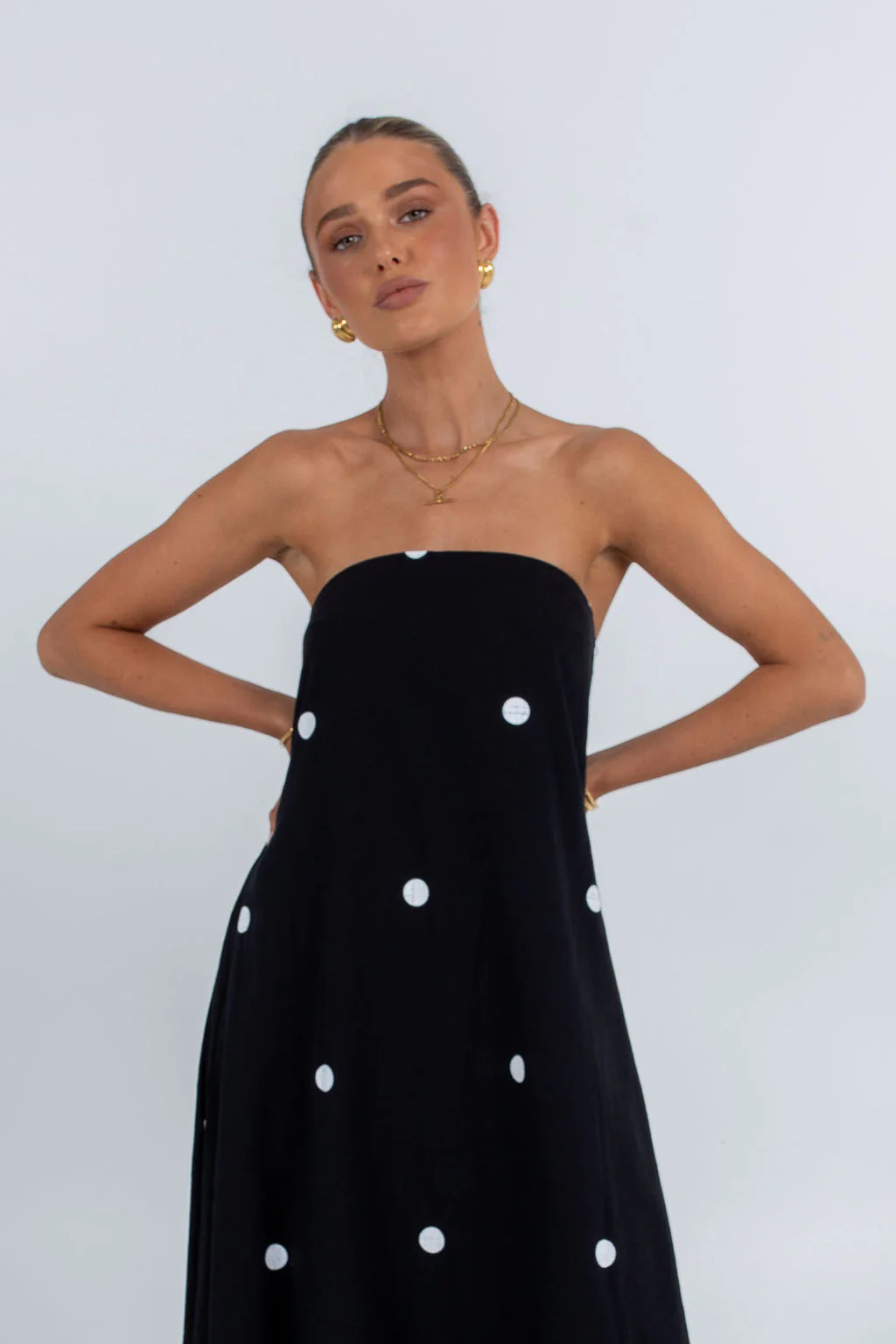 Quella Maxi Dress Black - Image 7