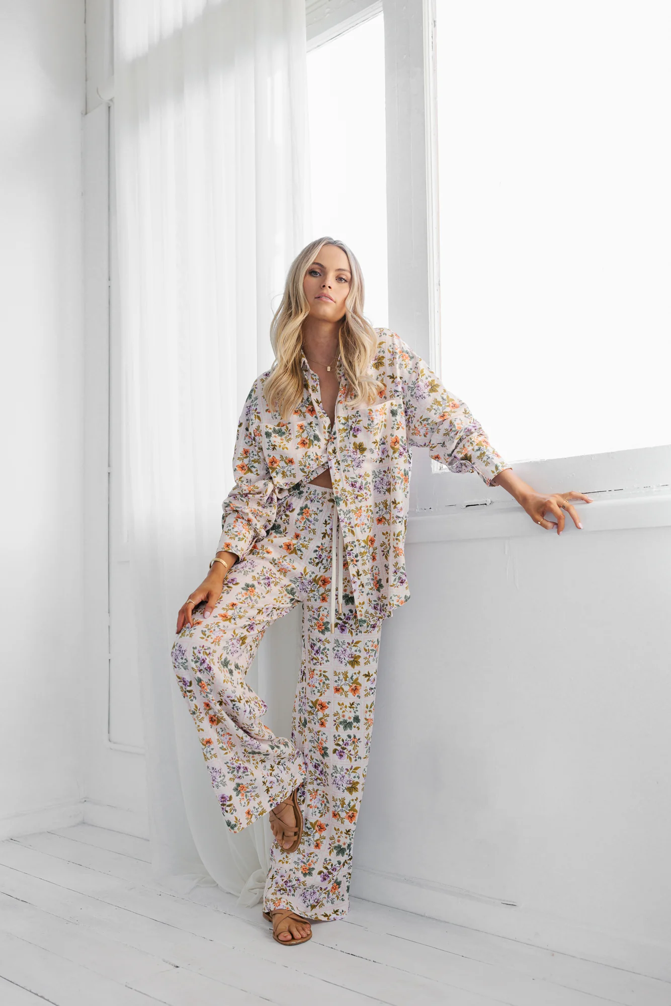 Rhea Shirt Floral Tile - Image 14