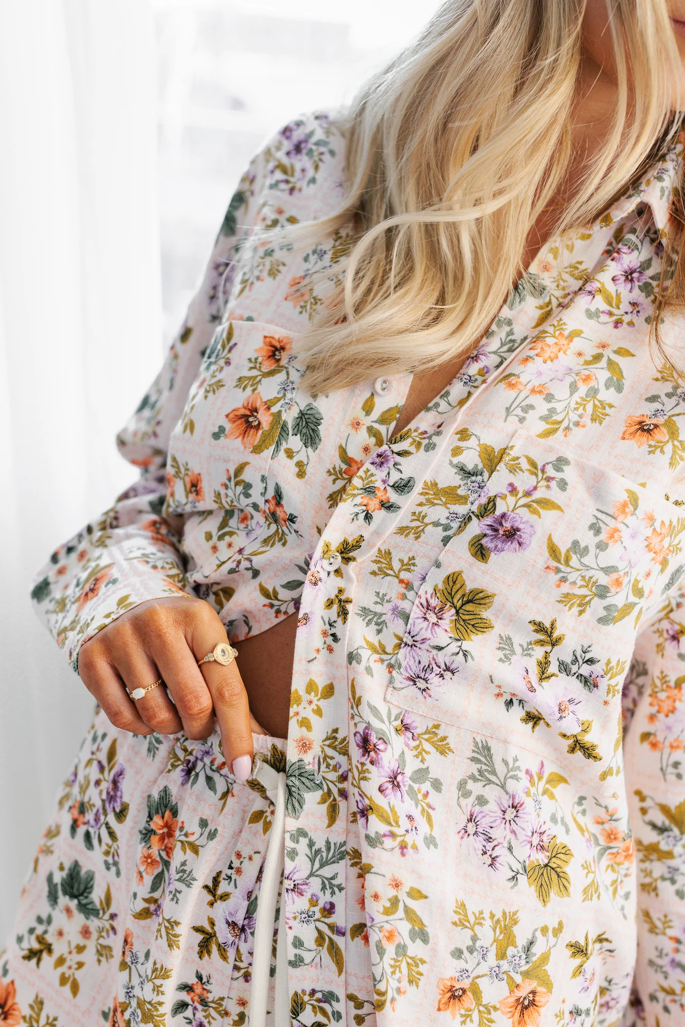 Rhea Shirt Floral Tile - Image 22