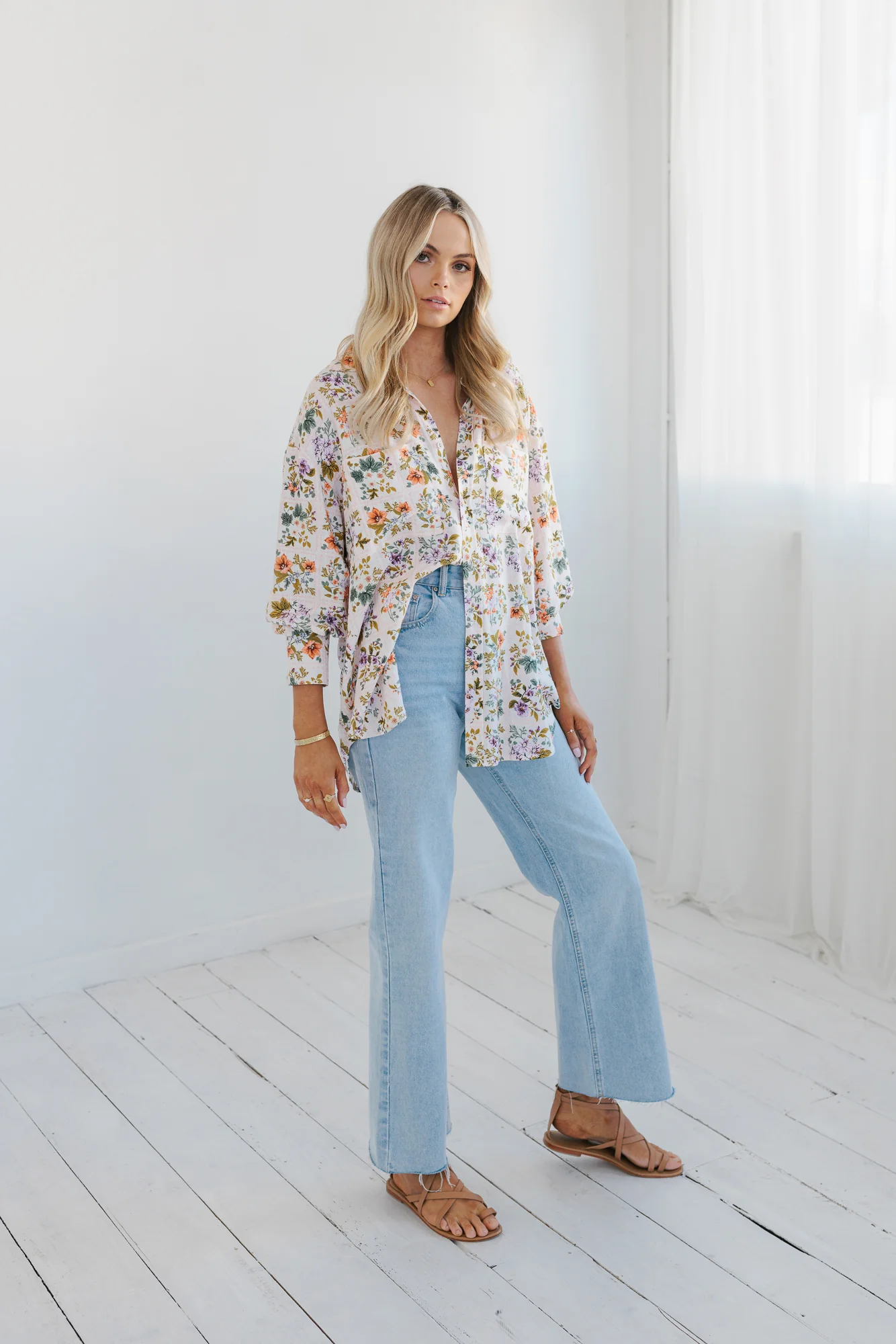 Rhea Shirt Floral Tile - Image 28