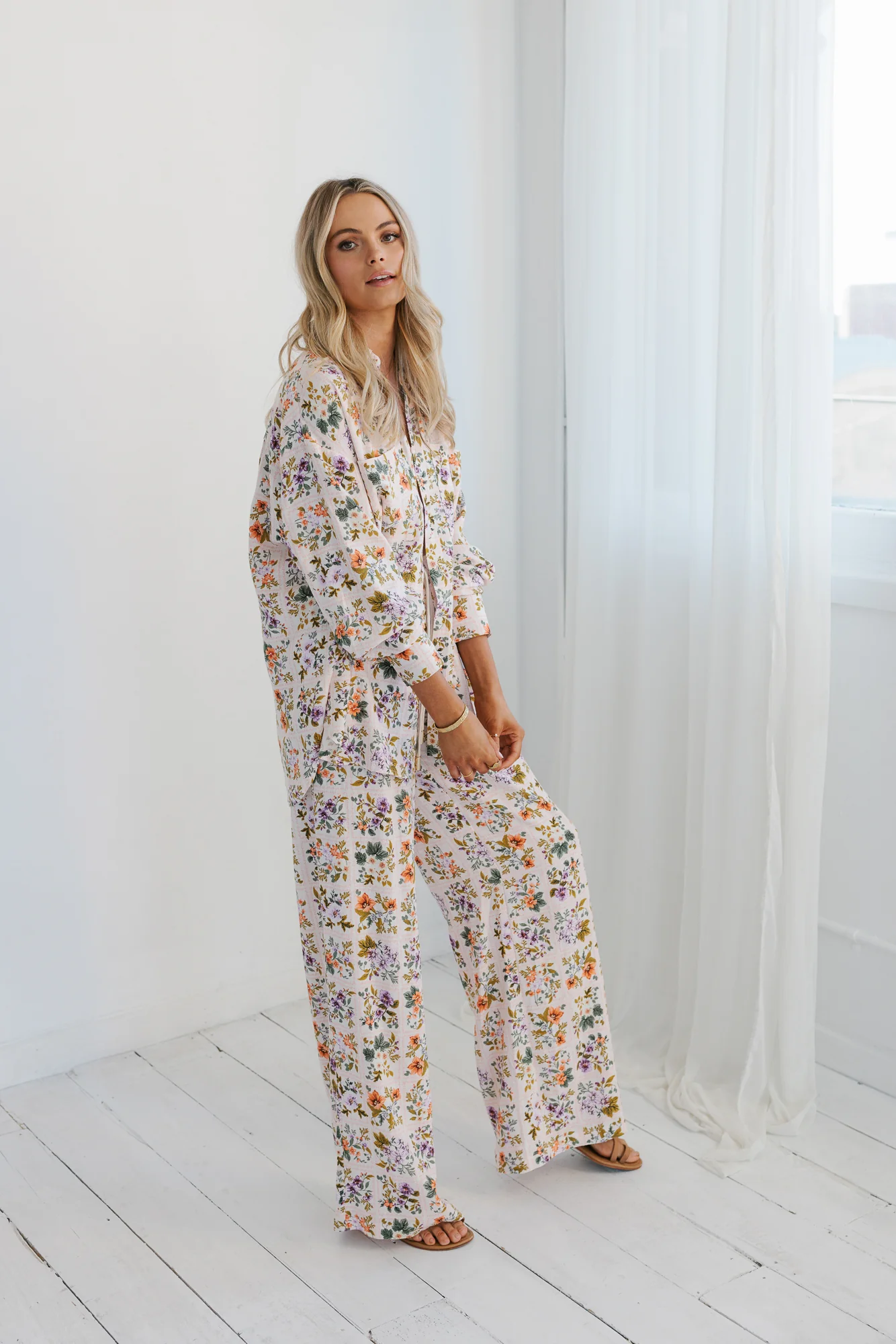 Rhea Shirt Floral Tile - Image 7